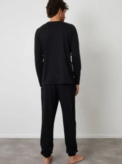 Noir - Threadbare Sweat-shirts & Joggings Lounge 2 Pièces Ensemble