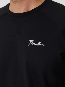 Noir - Threadbare Sweat-shirts & Joggings Lounge 2 Pièces Ensemble