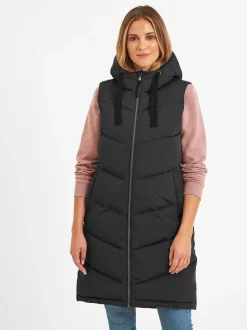 Noir - Tog 24 Ranskill Long Padded À capuche Gilet