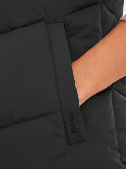 Noir - Tog 24 Ranskill Long Padded À capuche Gilet