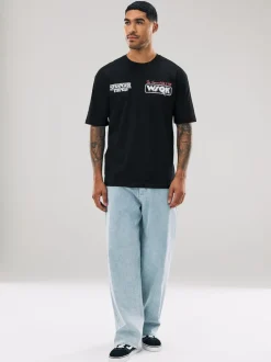 Noir - T-shirt à imprimé graphique Stranger Things