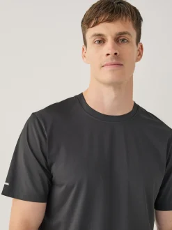 Noir - T-shirt d’entraînement texturé Active Gym