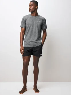 Noir - T-shirt Nike Hydroguard Rash à manches courtes