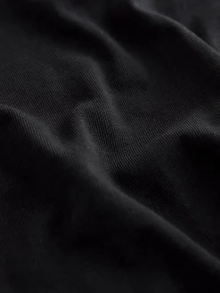 Noir - T-shirt épais oversize (3-16ans)