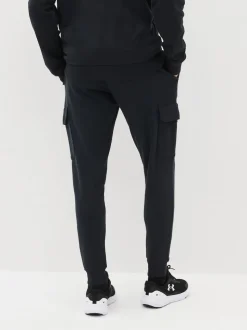 Noir - Under Armour Jogging cargo en polaire Rival