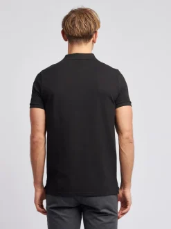 Noir - U.S. Polo Assn. Coupe classique Pique 100% Coton Polos