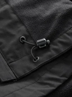 Noir - Veste à capuche imperméable DryTech