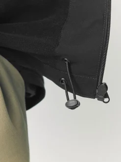 Noir - Veste à capuche imperméable DryTech