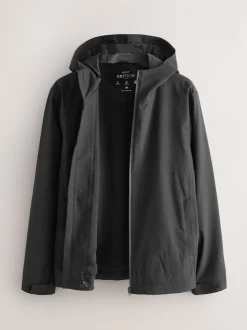 Noir - Veste à capuche imperméable DryTech