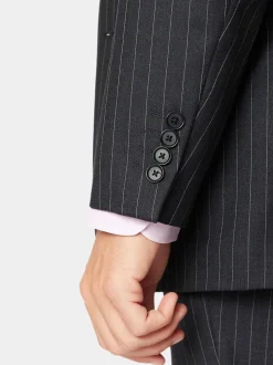 Noir - Veste de costume Brook Taverner en laine