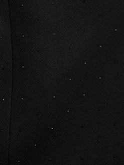 Noir - Veste de costume Coupe ajustée à sequins