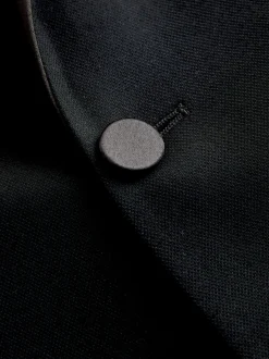 Noir - Veste de costume Motionflex extensible ajustée aux muscles