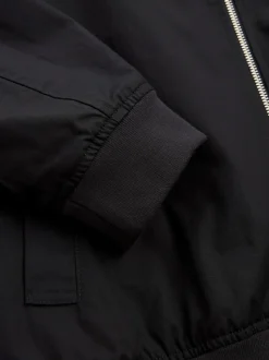 Noir - Veste Harrington à doublure Imperméable À carreaux