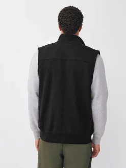 Noir - Veste sans manche hybride zippée