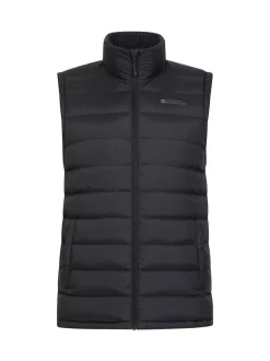 Noir - Veste sans manche matelassée Mountain Warehouse Seasons pour hommes