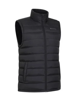 Noir - Veste sans manche matelassée Mountain Warehouse Seasons pour hommes