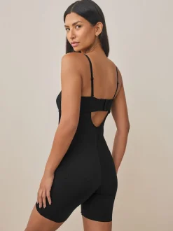 Noir - Vêtements gainants bandeau cuisses