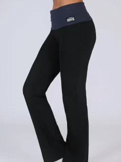 Noir anthracite - Pineapple Pantalons en jersey à ceinture repliée pour femmes