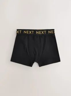 Noir avec ceinture Or - Lot de 5 boxers (1.5-16ans)
