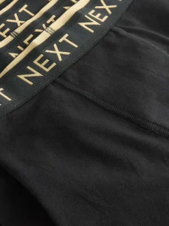 Noir avec ceinture Or - Lot de 10 boxers (1.5-16ans)