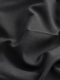 Noir avec détail de bande - Coupe sur mesure - Pantalon de costume de smoking