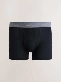 Noir avec taille colorée - Lot de 4 - Boxers Signature A-Fronts