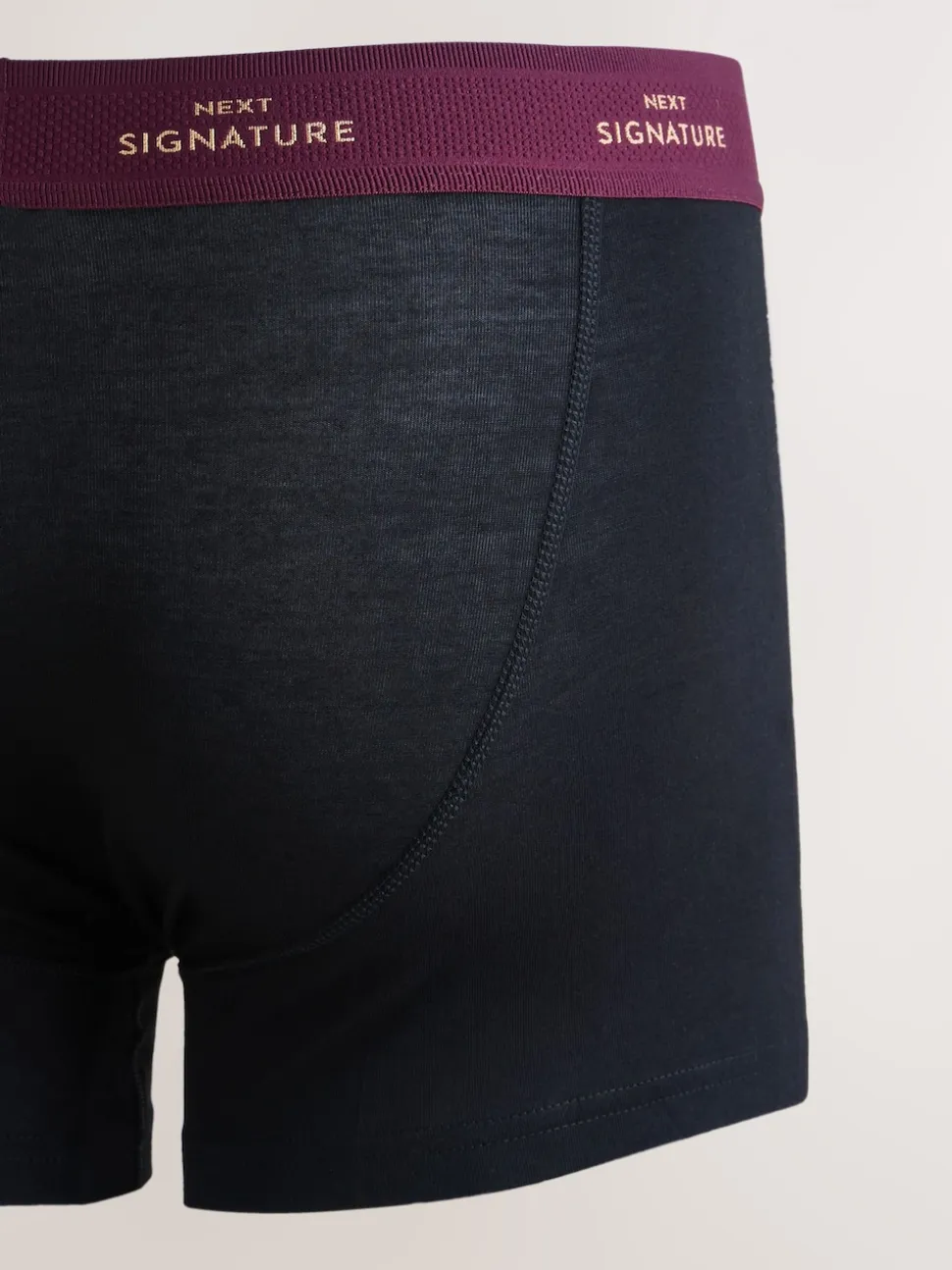 Noir avec taille colorée - Lot de 4 - Boxers Signature A-Fronts