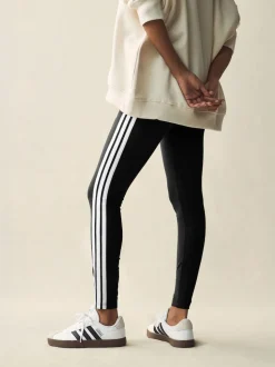 Noir blanc - Leggings adidas Essentials en coton à 3 bandes