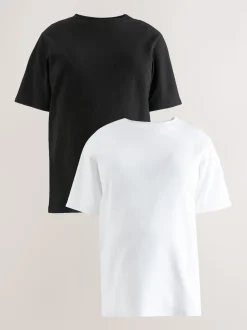 Noir et blanc - Lot de t-shirts d’allaitement de maternité 2