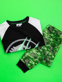 Noir Jurassic Monde - Pyjama Vanilla Underground long