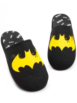 Noir motif Batman - Chaussons Vanilla Underground Mr Men Mr Lazy