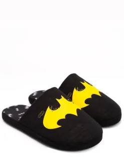 Noir motif Batman - Chaussons Vanilla Underground Mr Men Mr Lazy