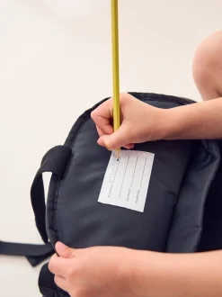 Noir motif nœuds - sac à dos