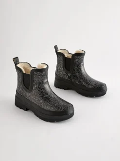 Noir pailleté - Chelsea Wellies