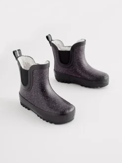 Noir pailleté - Chelsea Wellies
