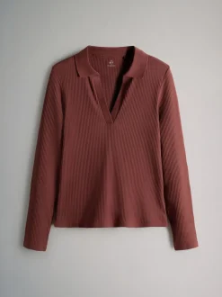 Noir/ rose/ blanc - The Set lot de 3 polos côtelés à manches longues