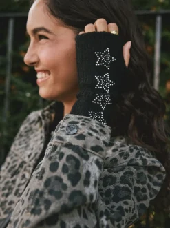 Noir Star Clouté - Chaussons Rockett St George