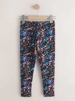 Noir tacheté  - Leggings (3-16ans)
