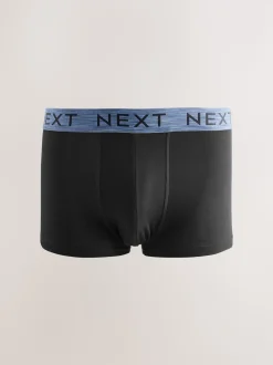 Noir taille chinée - Lot de 5 boxers Hipster