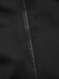 Noir Tape Detail - Slim Fit (Slim Fit) - Pantalon de costume de smoking