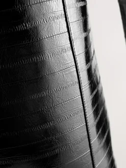 Noir texturé - Bottes Forever Comfort® à talons hauts