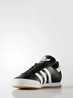 Noir/Blanc - adidas originals Samba Suede Trainers