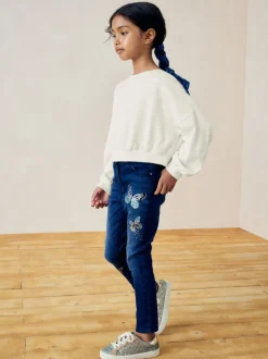 Noir/Blanc - Boxy Long Sleeve 100% Cotton Sweat Tops Pack de 3 (3-16ans)