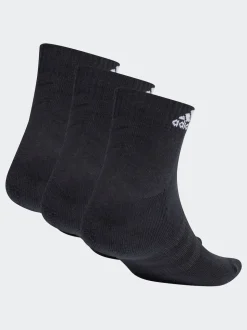 Noir/Blanc - Chaussettes 3 Lot Vêtements de sport rembourrées à la cheville adidas