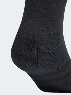 Noir/Blanc - Chaussettes 3 Lot Vêtements de sport rembourrées à la cheville adidas