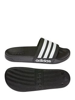 Noir/Blanc - Claquettes de douche adidas Sportswear Adilette
