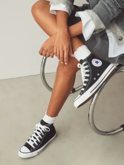 Noir/Blanc - Converse Chuck Taylor All Star High Trainers