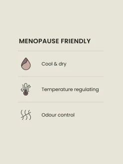 Noir/Blanc - Lot de 2 shorts Menopause Friends Cooling Thigh Smoothing