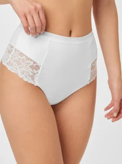 Noir/Blanc - Lot de Slips galbants gainants en coton 2