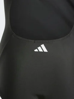 Noir/Blanc - maillot de bain adidas 3rayures pour enfant